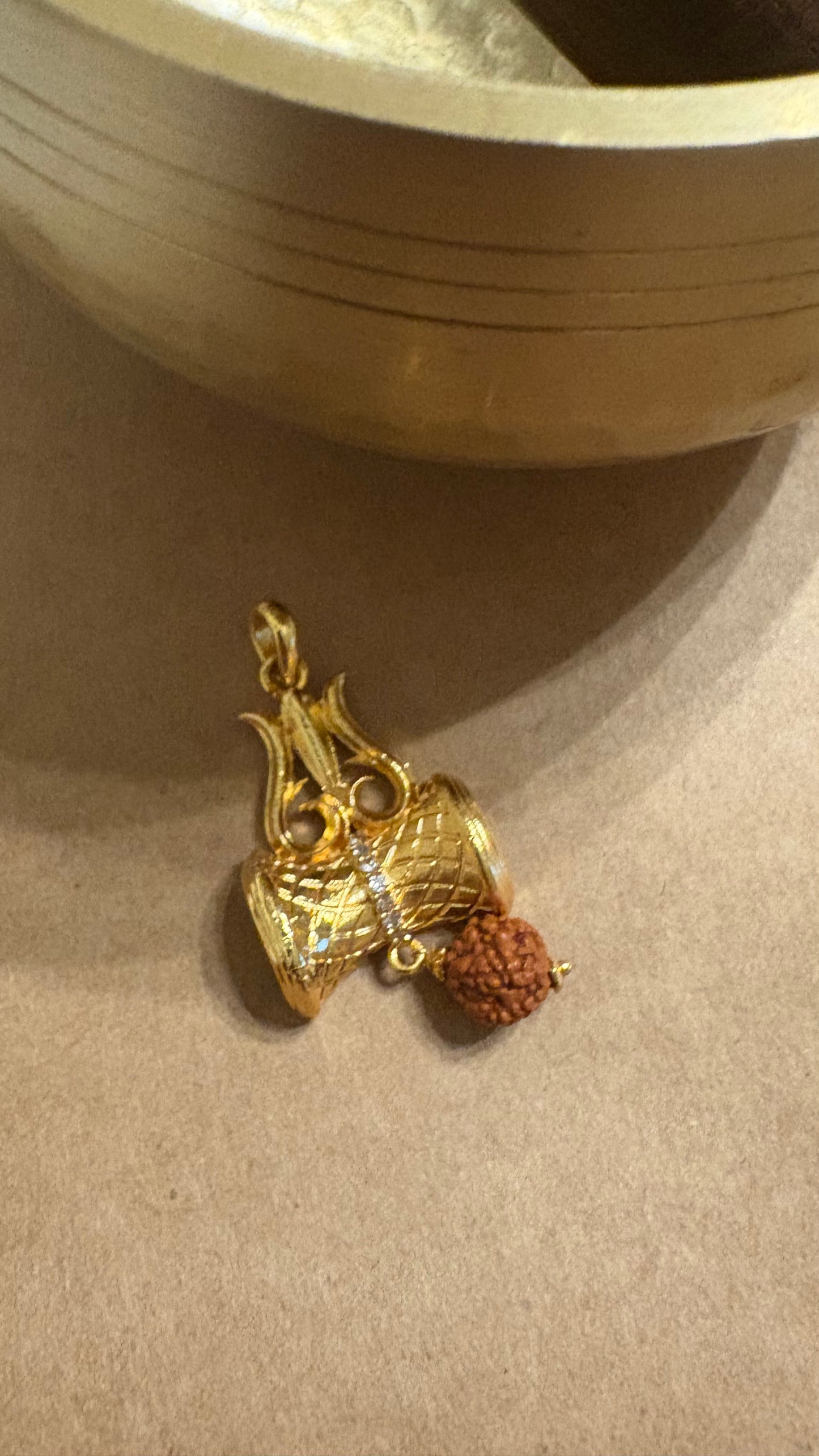Damaru Trisul Pendant