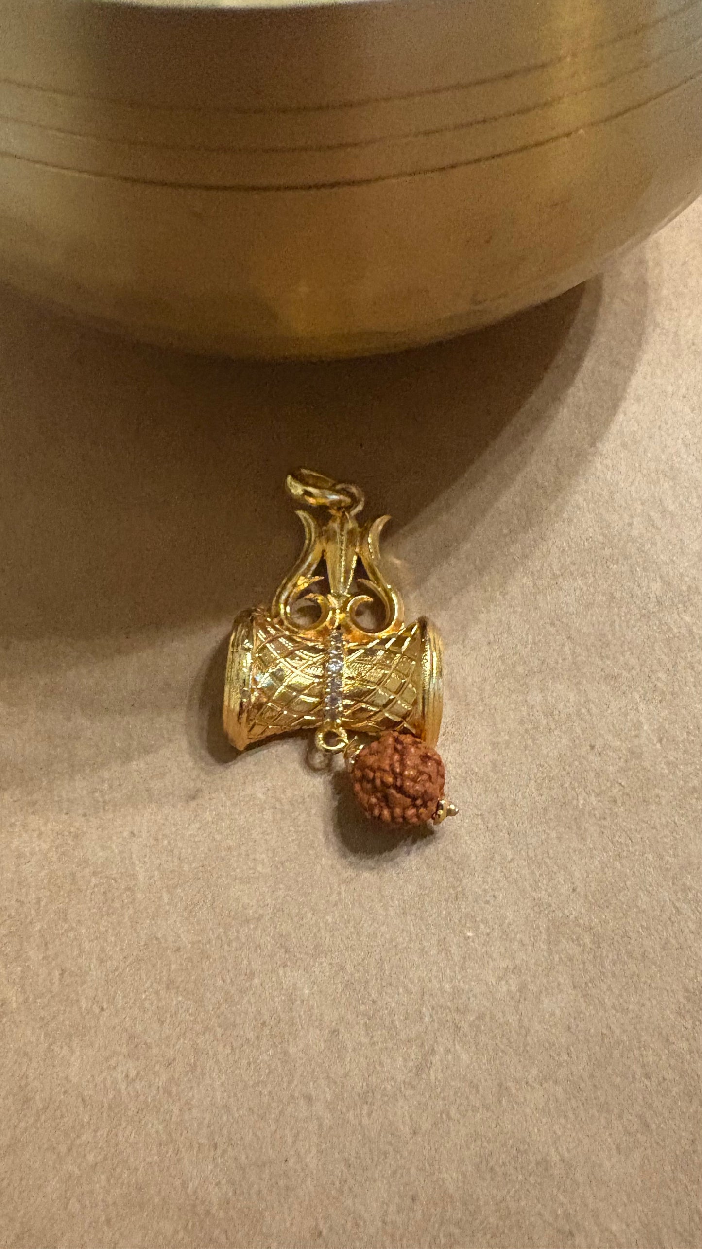 Damaru Trisul Pendant