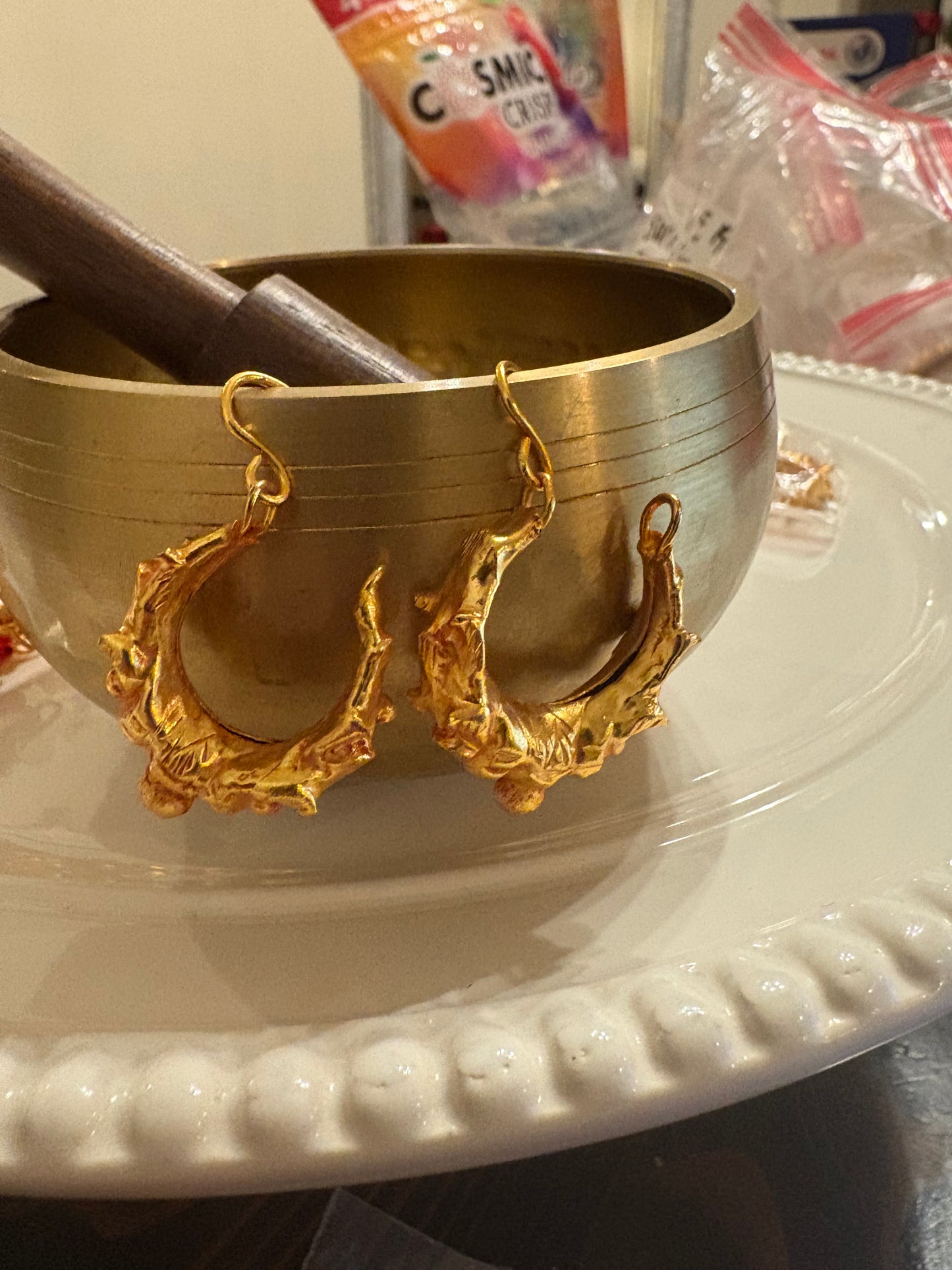 Small Marwadi Earrings  - hook style