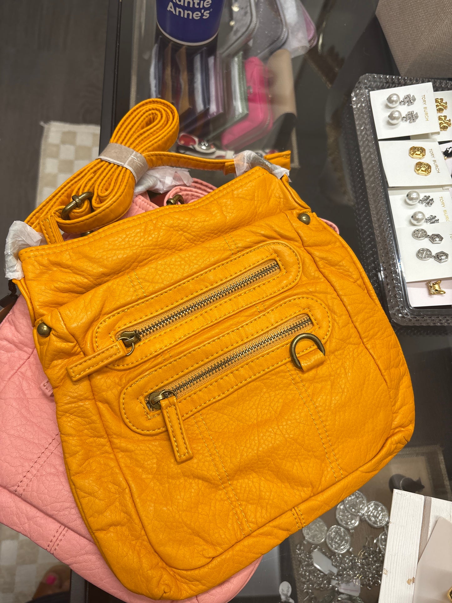 Yellow Vegan Ampere Crossbody