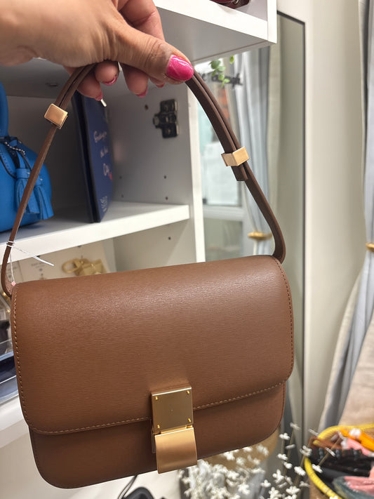 Brown Leather Boutique Bag