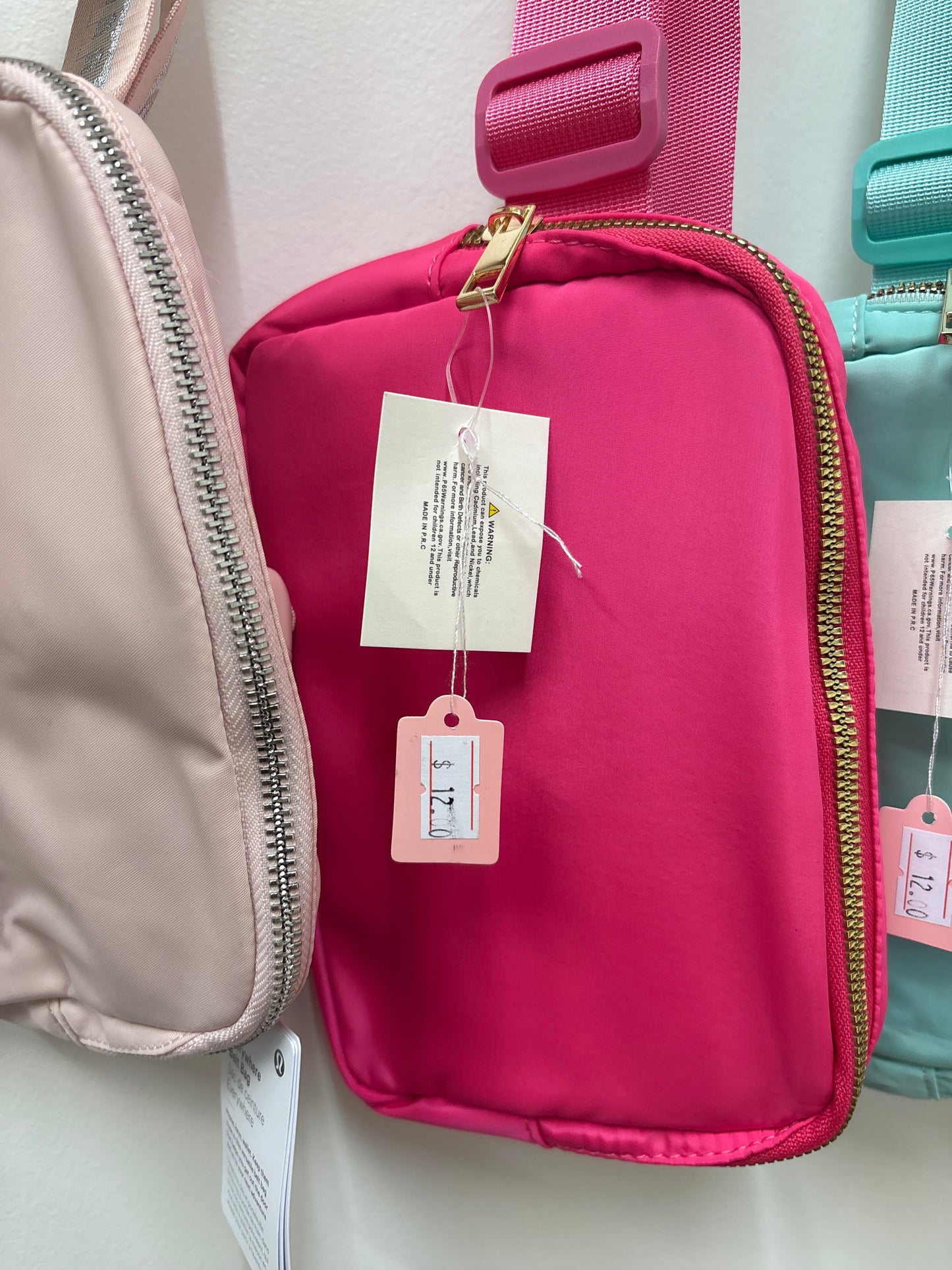 Hot pink bumbag